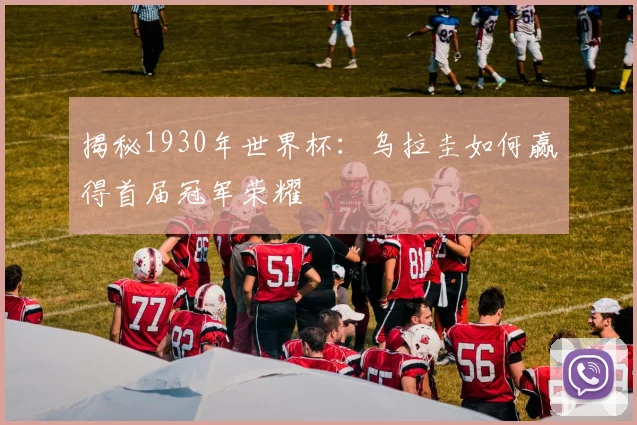 揭秘1930年世界杯:乌拉圭如何赢得首届冠军荣耀