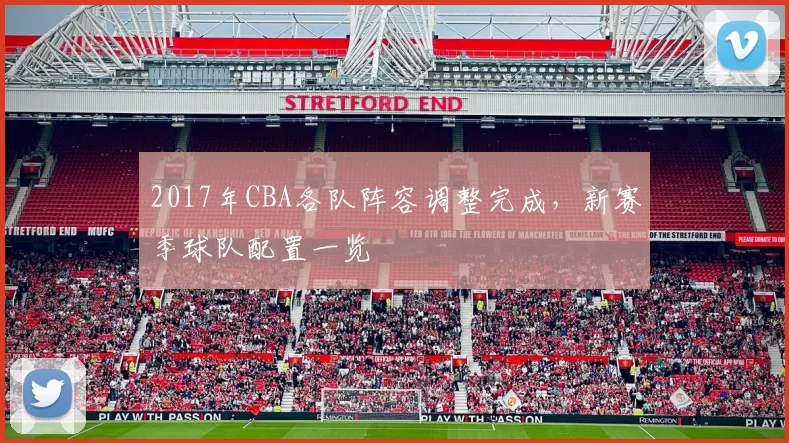 2017年CBA各队阵容调整完成，新赛季球队配置一览