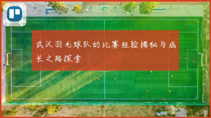 武汉羽毛球队的比赛经验揭秘与成长之路探索